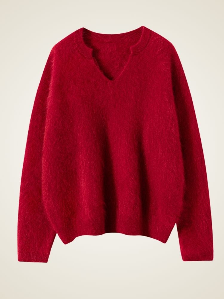 Cerella - V-Neck Cashmere Jumper