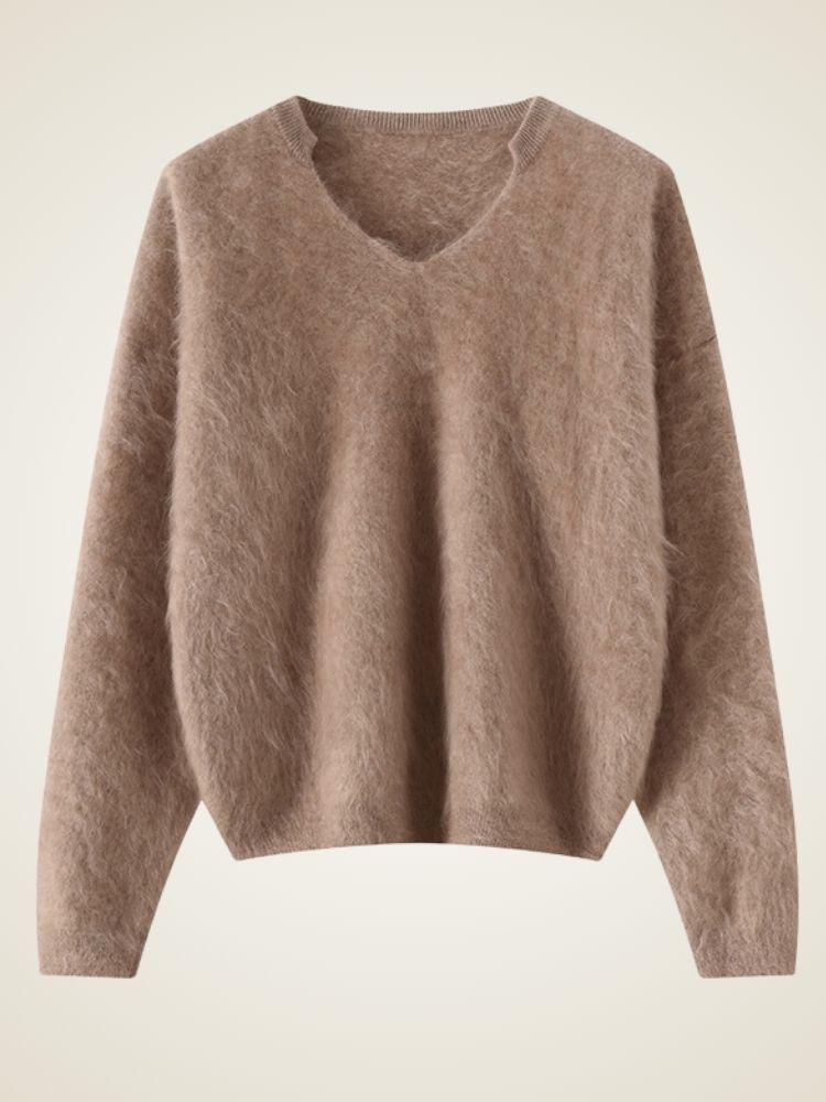 Cerella - V-Neck Cashmere Jumper