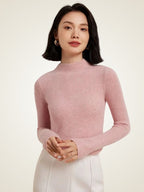 Lily - Mock Neck Cashmere Sweater